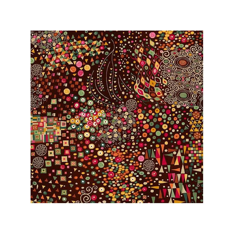 Tissu Fantaisie - Golden - Symphony brown