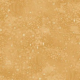Tissu Fantaisie - Golden - Engraved yellow