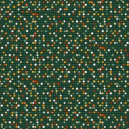 Tissu Fantaisie - Golden - Mosaic green