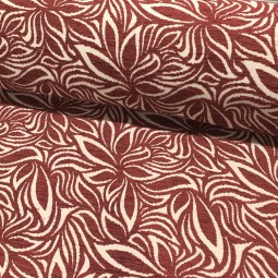 Tissu jacquard - Medea grenat