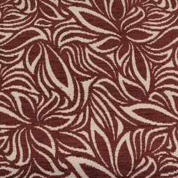 Tissu jacquard - Medea grenat