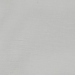 Tissu étamine de lin - Blanc