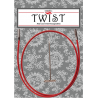 Câble Twist Red Chiaogoo : Taille - 55 cm, Taille - Large