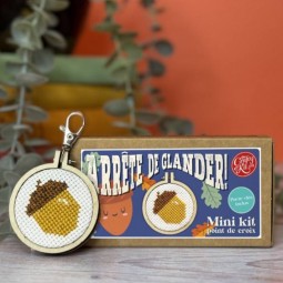 Kit de broderie - Arrête de glander