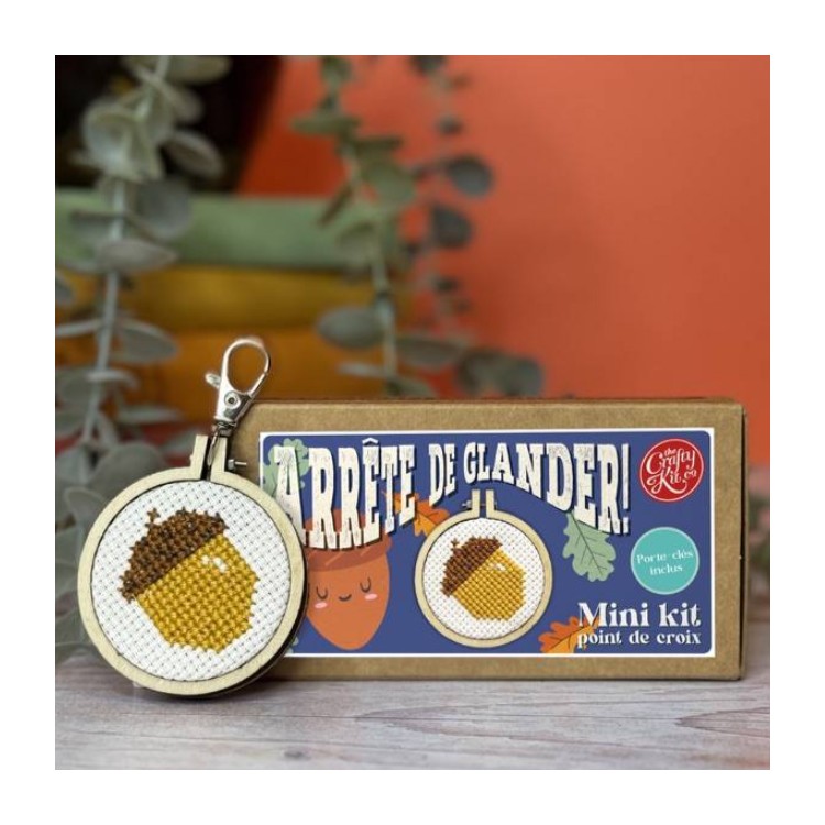 Kit de broderie - Arrête de glander