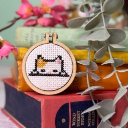 Kit de broderie - On est félins pour l'autre