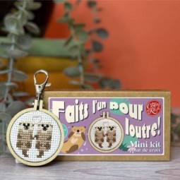 Kit de broderie - Fait l'un pour loutre