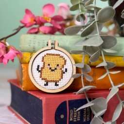 Kit de broderie - Je porte un toast