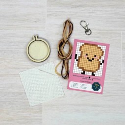 Kit de broderie - Je porte un toast