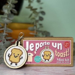 Kit de broderie - Je porte un toast