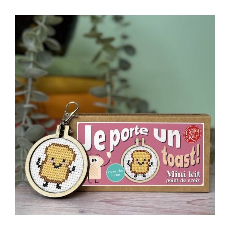 Kit de broderie - Je porte un toast