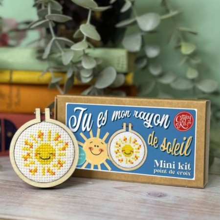 Kit de broderie - Tu es mon rayon de soleil