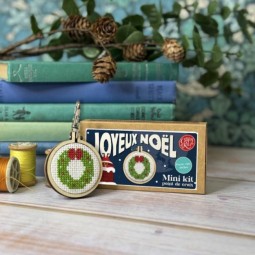 Kit de broderie - Joyeux noël
