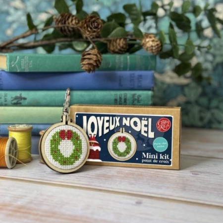 Kit de broderie - Joyeux noël