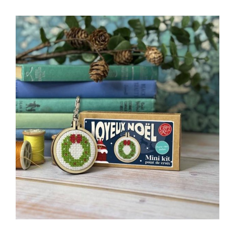 Kit de broderie - Joyeux noël