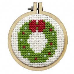 Kit de broderie - Joyeux noël