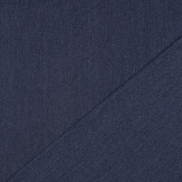 Tissu gabardine - Jean bleu foncé