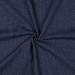 Tissu gabardine - Jean bleu foncé