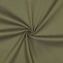 Tissu denim - vert mousse