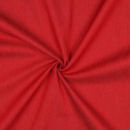 Tissu denim - Rouge