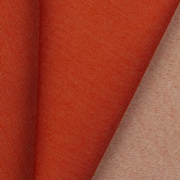 Tissu denim - Rouille