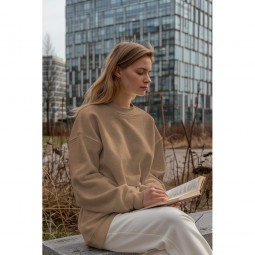 Tissu micro polaire - Camel