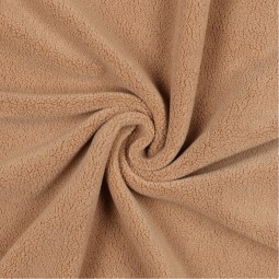 Tissu micro polaire - Camel