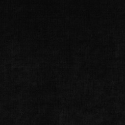 Tissu jersey côtelé sherpa - Noir