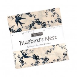 Charm pack - Bluebird's nest par Sweetwater designs pour Moda