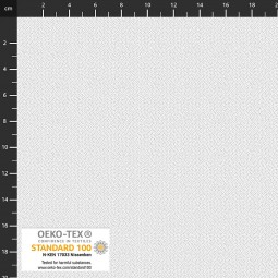 Tissu faux uni - Petit points gris clair