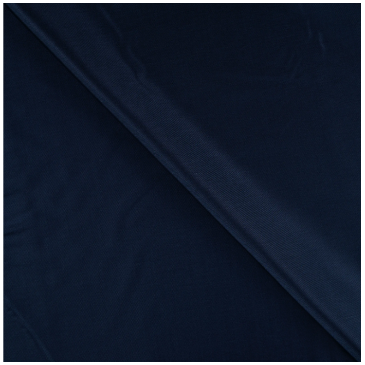 Doublure satin pongé - Bleu marine