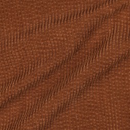 Tissu velours doublé sherpa - Rouille