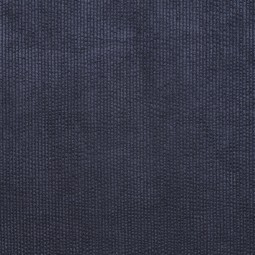 Tissu velours doublé sherpa - Marine