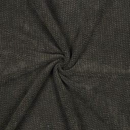 Tissu velours doublé sherpa - Vert