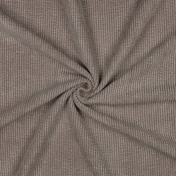 Tissu velours doublé sherpa - sable