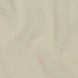Tissu sherpa coton - Ecru
