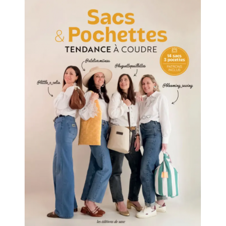 Livre - Sacs et pochettes tendance à coudre