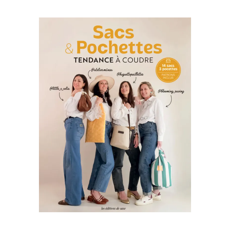 Livre - Sacs et pochettes tendance à coudre