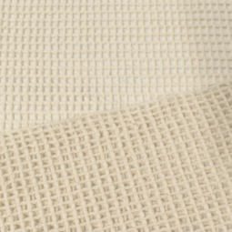 Tissu filet maille écru en coton