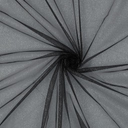 Tulle souple sparkle - Noir