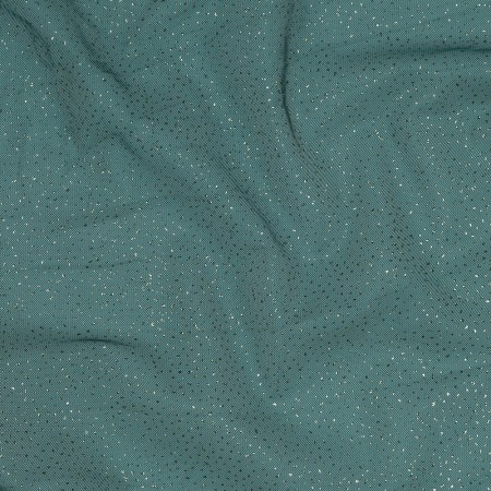 Tulle souple scintillant - Bleu pétrole