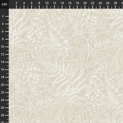 Tissu Fantaisie - Natural elements - Sable