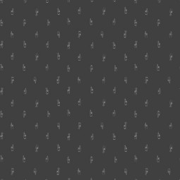 Tissu Fantaisie - Lucky charms - Main anthracite