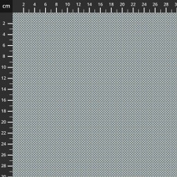 Tissu Fantaisie - Oxford - Bleu et beige