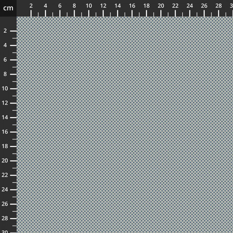 Tissu Fantaisie - Oxford - Bleu et beige