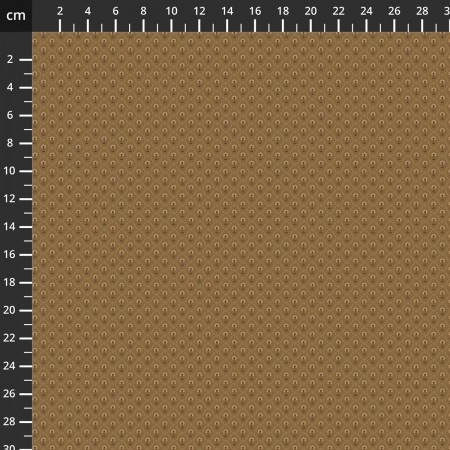 Tissu Fantaisie - Petite Jeanne - Fleurs marron