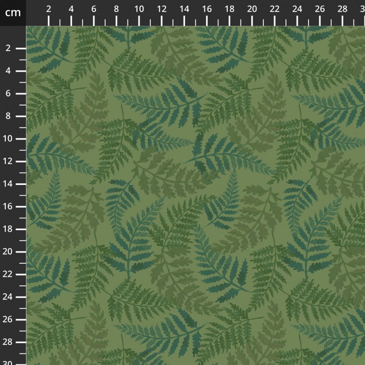 Tissu Fantaisie - Flower shop - Feuillage vert