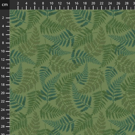 Tissu Fantaisie - Flower shop - Feuillage vert