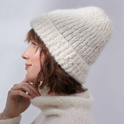 Kit de tricot - Bonnet sans coutures - Voluptueux