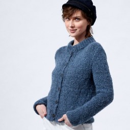 Kit de tricot - Veste à col officier - Volupteux de Plassard